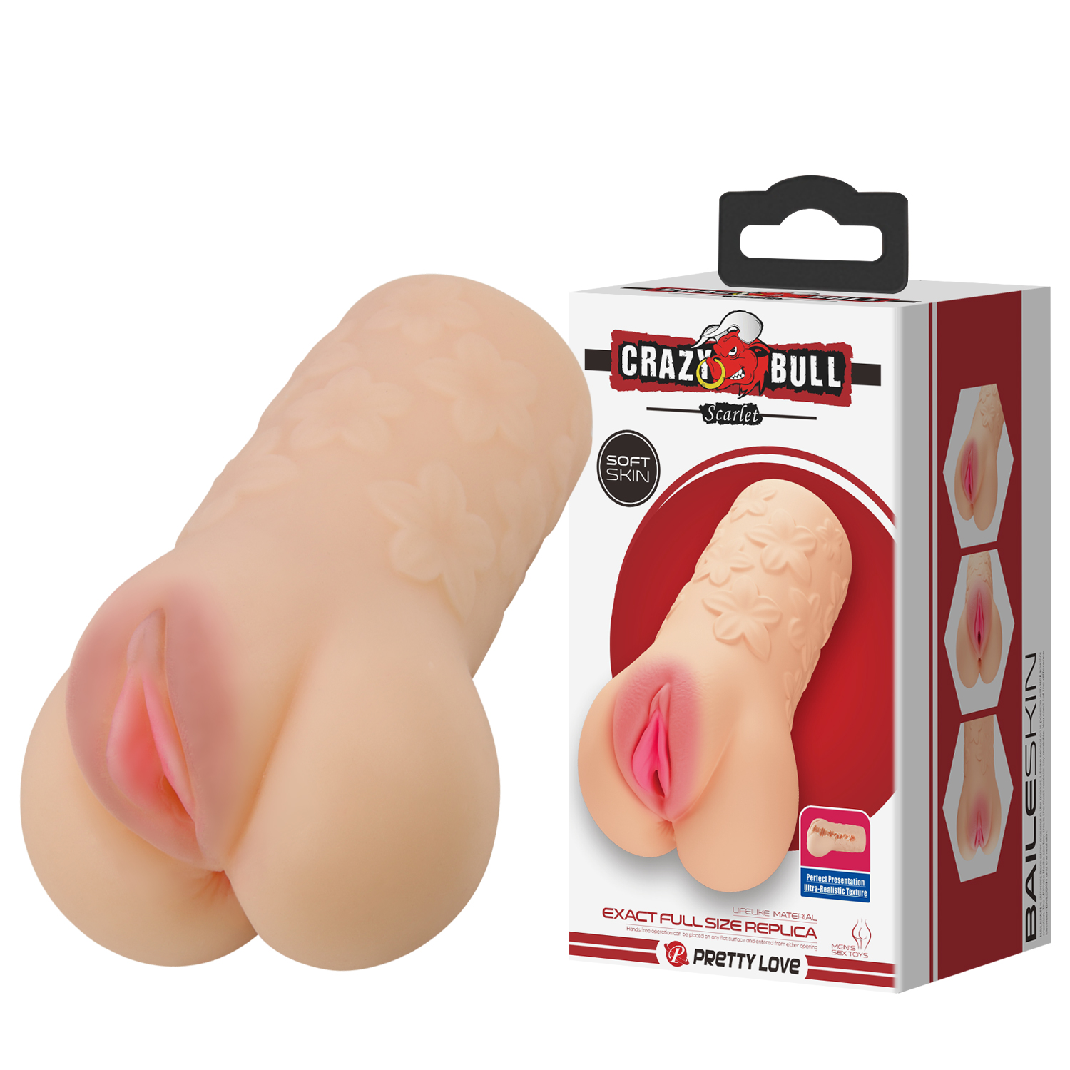 Masturbator Crazy bull Scarlet BM 9236N
